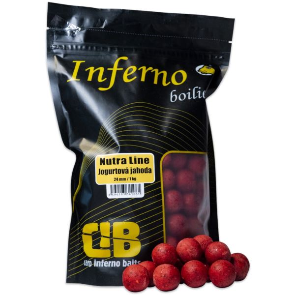 Carp Inferno Boilies Nutra Line Jogurtová Jahoda