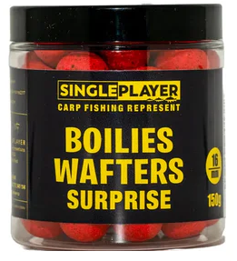 Levně Singleplayer vyvážené boilies wafters surprise 150 g 16 mm