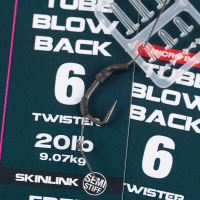 Nash Návazec Tube Blow Back Rig Micro Barbed 9,07 kg (1)