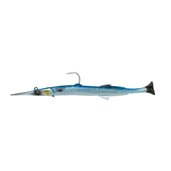 Savage Gear Gumová Nástraha 3D Needlefish Pulse Tail Blue Silver - 14 cm 12 g