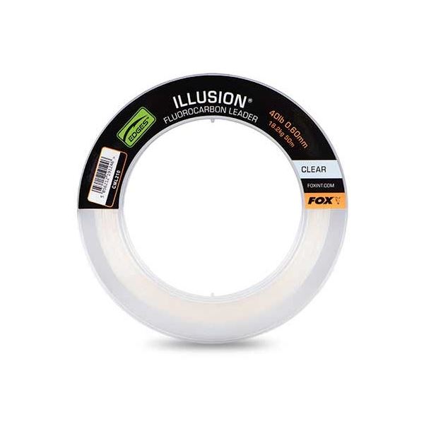 Fox Fluorocarbon Edges Illusion Leader Naturals Clear 50 m