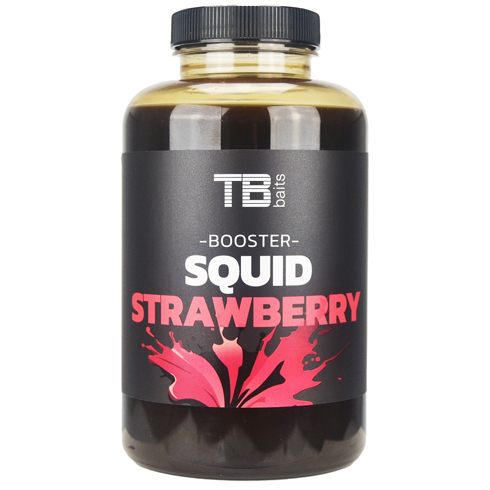 Levně Tb baits booster squid strawberry - 500 ml