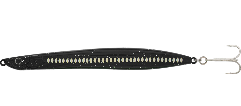 Westin pilker sandy fixed sbass black silhouette scales - 13 cm 32 g