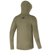 Giants Fishing Funkční Tričko S Dlouhým Rukávem UV50+ Hoodie Olive Green (1)