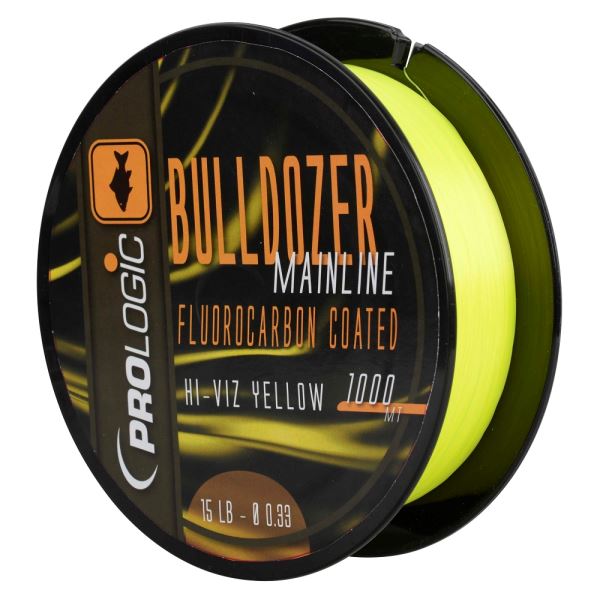 Prologic Vlasec Bulldozer FC Coated Mono Fluo Yellow 1000 m