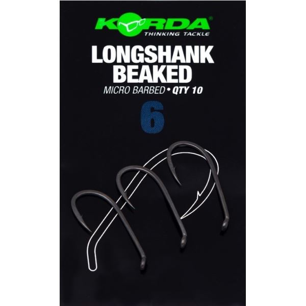 Korda Háčky Longshank Beaked Barbed 10 ks