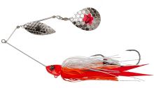 Savage Gear Třpytka Da Bush Spinnerbait Sinking Red Head Silver - 16 cm 32 g