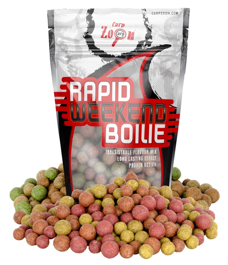 Levně Carp zoom boilie rapid weekend fruit mix - 5 kg