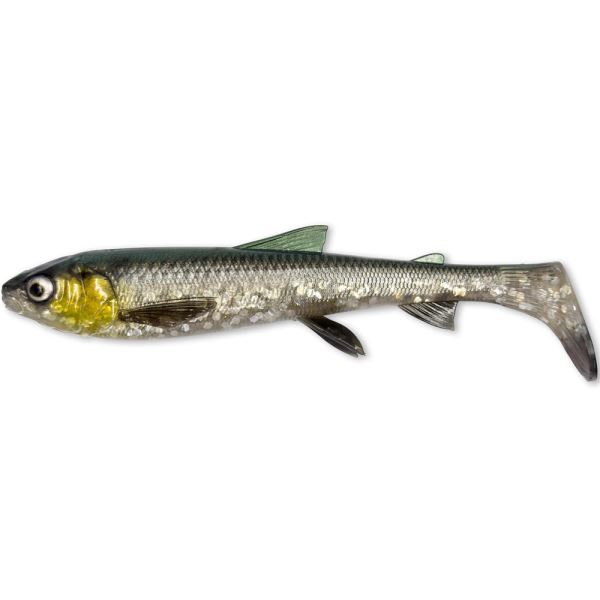 Savage Gear Gumová Nástraha 3D Whitefish Shad Green Silver