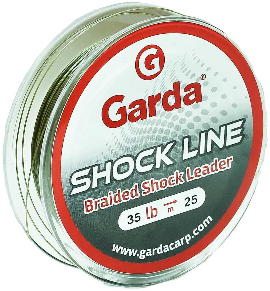 Levně Garda návazcová šňůra shock line zelená 25 m nosnost 35 lb