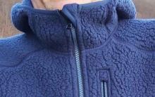 Geoff Anderson Mikina s Kapucí Teddy Modrá (5)