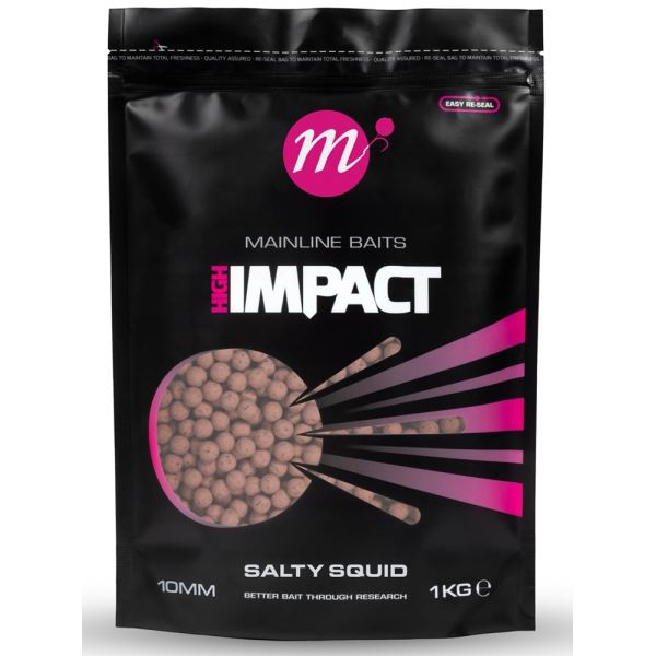 Mainline Boilie Hi Impact Salty Squid 1 kg