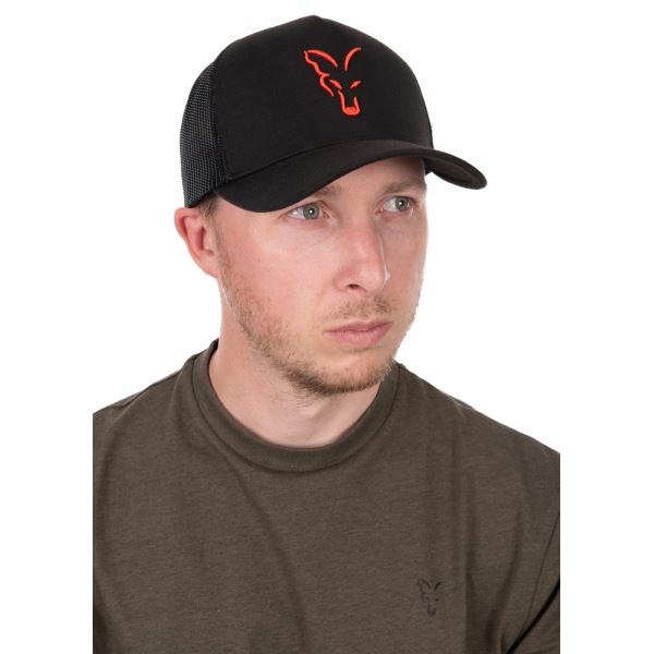 Fox Kšiltovka Collection Trucker Cap Black Orange