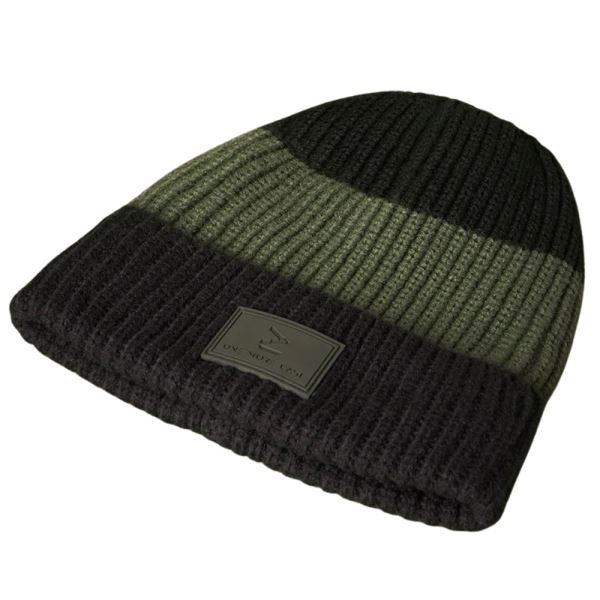 One More Cast Čepice Big Head Beanie - Black Stripe