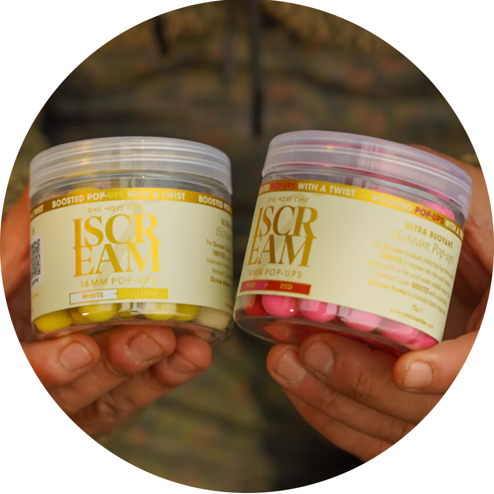 One more cast plovoucí boilie boosted fluoro pop-ups iscream 70 g 14 mm - red & pink