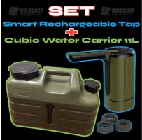 Holdcarp Set Automatická Pumpa Smart Rechargeable Tap + Kanystr Cubic Water Carrier 11 l (3)