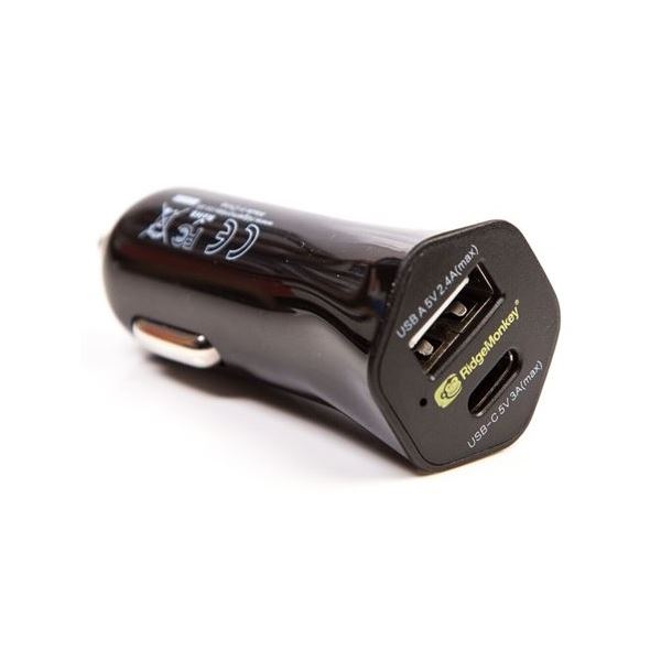 RidgeMonkey Nabíječka Do Auta Vault 15W USB-C Car Charger
