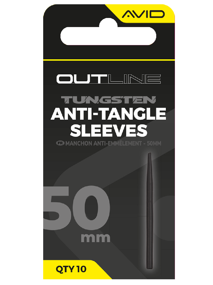 Avid carp převleky proti zamotání outline tungsten anti-tangle sleeve - 50 mm