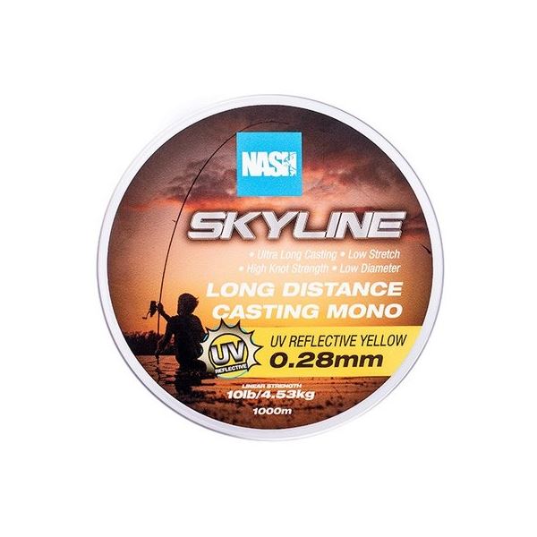 Nash Vlasec Skyline Mono UV Yellow 1000 m