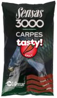 Sensas Krmení Carp Tasty 3000 1 kg - Spicy