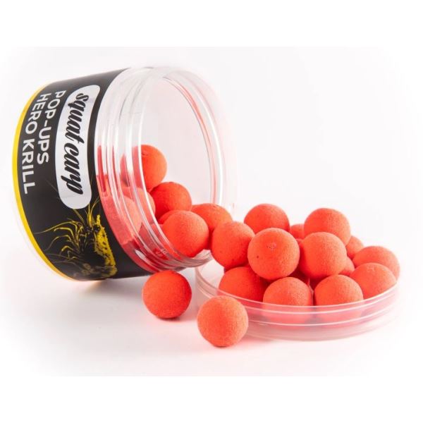 Squat Carp Plovoucí Boilies Pop-Up Hero Krill 60 g