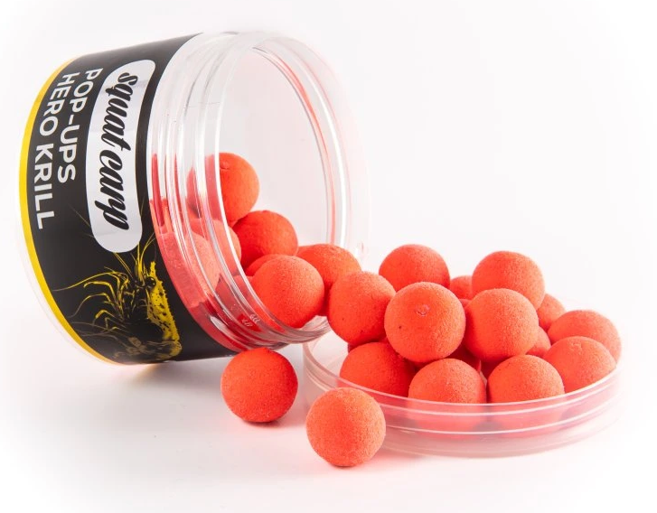 Levně Squat carp plovoucí boilies pop-up hero krill 60 g - 12 mm