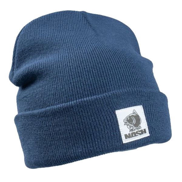 Nash Čepice Make It Happen Badge Beanie Hat Navy Blue