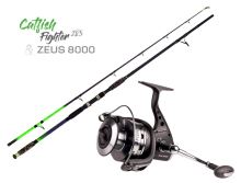 Zfish Combo Prut Catfish Fighter 2,85 m 100-300 g + Naviják Zeus ZX 8000 (1)
