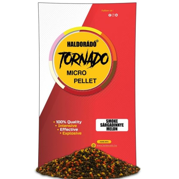 Haldorádó Pelety Tornado Smoke Micro Pellet 400 g - Žlutý Meloun
