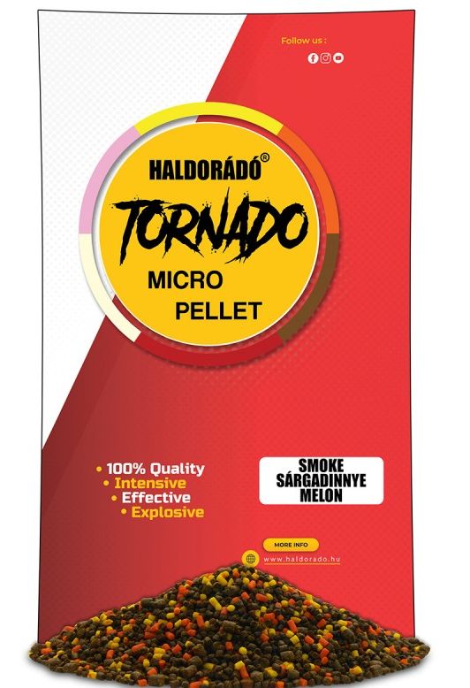 Levně Haldorádó pelety tornado smoke micro pellet 400 g - žlutý meloun