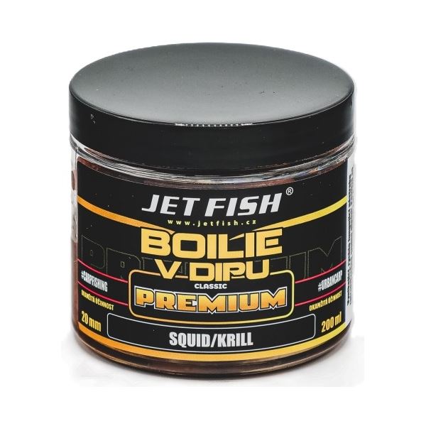 Jet Fish Boilie V Dipu Premium Clasicc 200 ml 20 mm