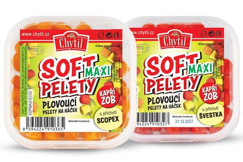 Chytil plovoucí soft pelety maxi 12-14 mm 30 g - česnek
