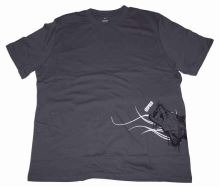 Rapala Triko s krátkým rukávem T-Shirt Fish Bones Gray-Velikost M