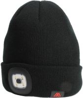 Mikado Zimní Čepice LED Beanie Černá