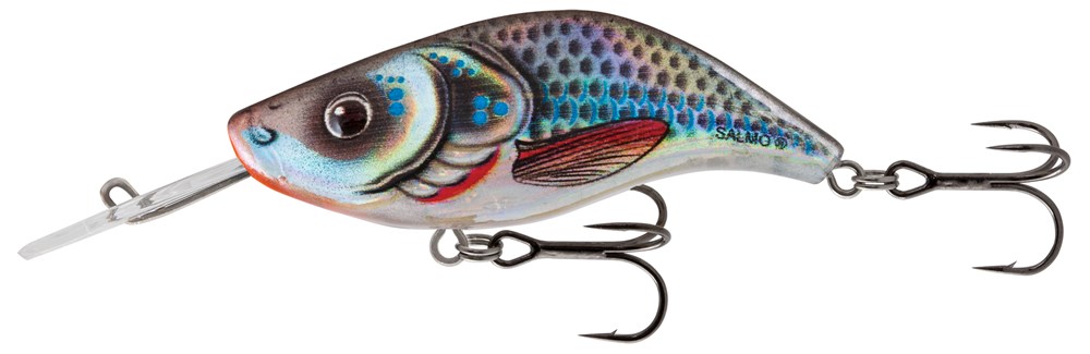 Salmo Wobler Sparky Shad Floating Silver Holographic Shad 4 cm