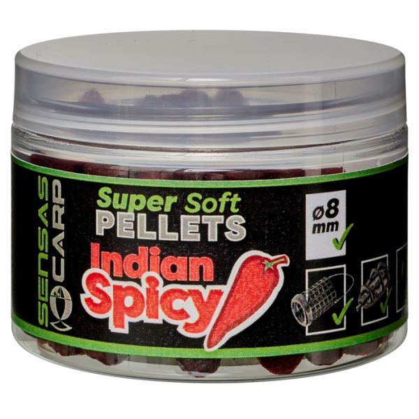 Sensas Pelety Super Soft Indian Spicy 60 g