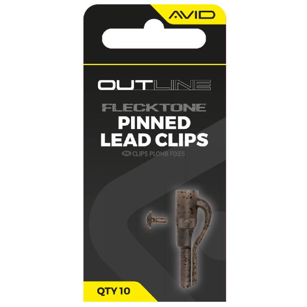 Avid Carp Závěsky Outline FleckTone Pinned Lead Clips