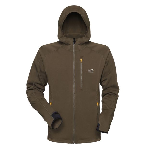 Geoff Anderson Bunda Z Mikro Fleece Hoody 3 Zelená