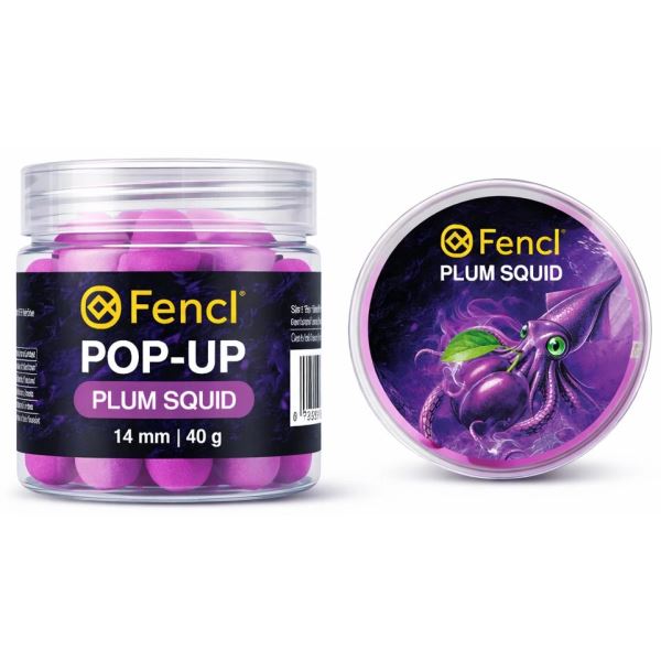 Fencl Plovoucí Boilie Pop Up Plum Squid 40 g 14 mm