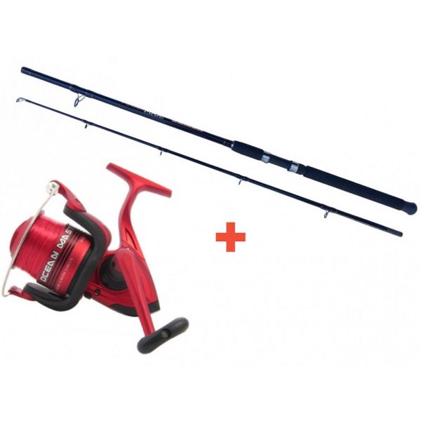 Sellior Prut Powermax 2,1 m 300-600 g + Naviják Lineaeffe Ocean Master 80