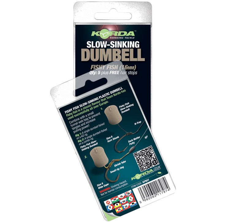 Korda Dumbell Pop-Up Fishy Fish Hnědá Ryba