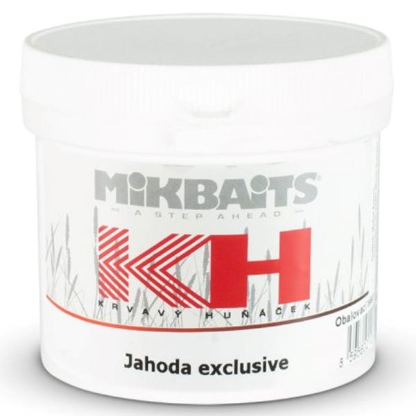 Mikbaits Obalovací Těsto Krvavý Huňáček Jahoda Exclusive 200 g