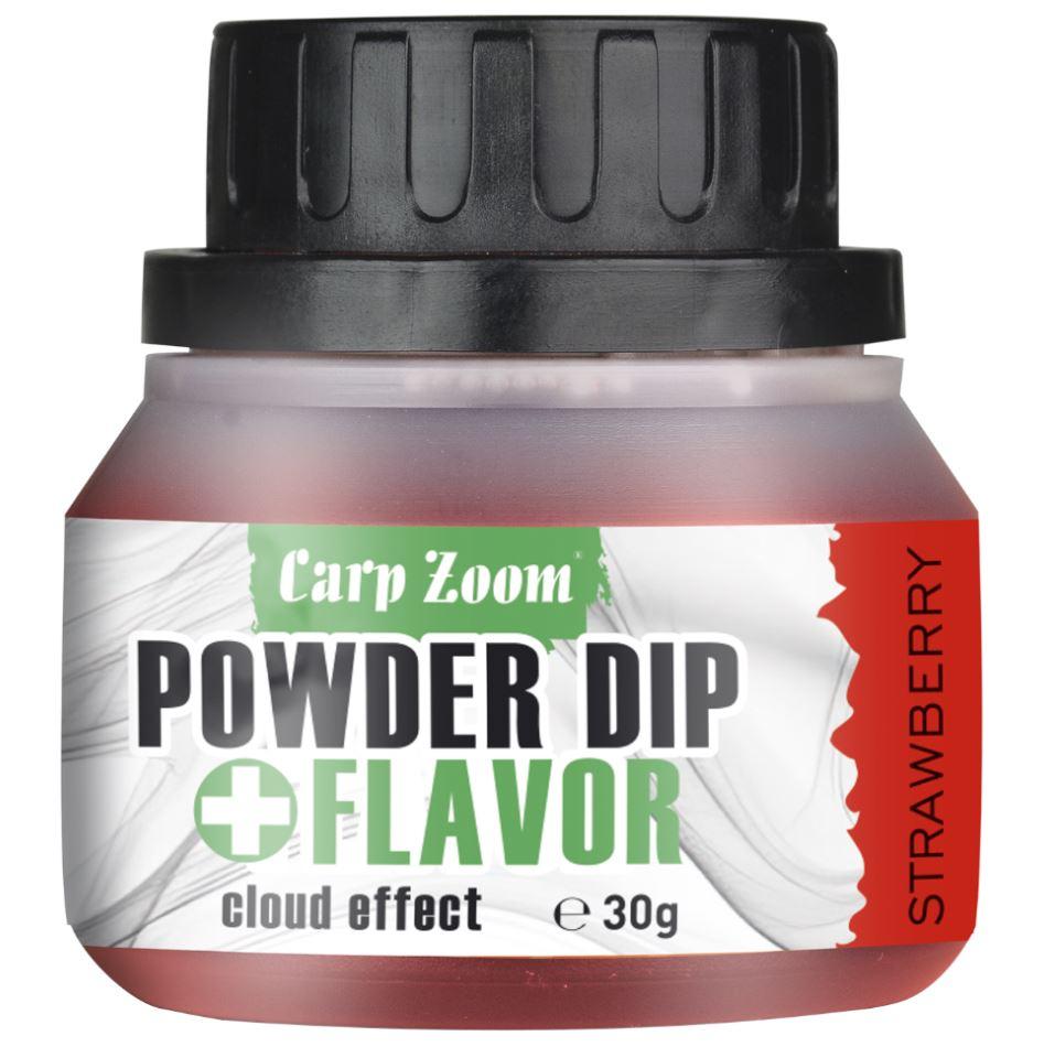 Levně Carp zoom práškový dip + aroma 30 g - jahoda
