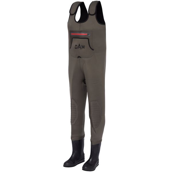 Dam Brodící Kalhoty Break Point Neoprene Wader Bootfoot Cleated Grey