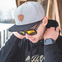 Giants Fishing Kšiltovka Flat Cap Grey Black (1)