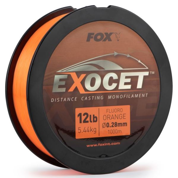 Fox Vlasec Exocet Fluoro Orange Mono 1000 m