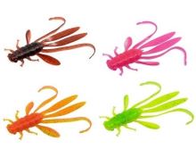 Delphin Top Mix Gumová Nástraha Nymfa MANYA UVs Yeti+Candy+Firedot+Reactor+Brick 10,5 cm 5 ks