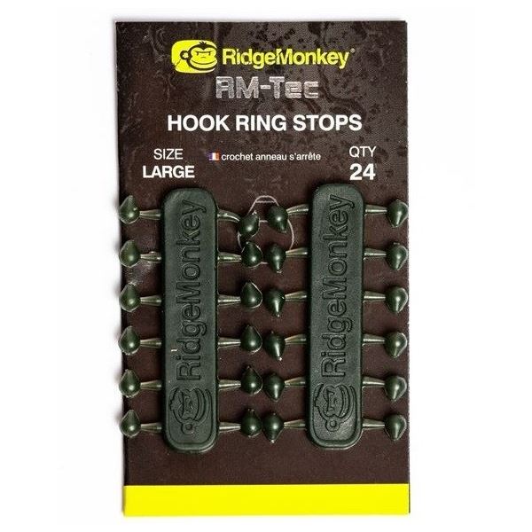 RidgeMonkey Gumové Stoppery Stoper RM-Tec Hokk Ring Stops Large