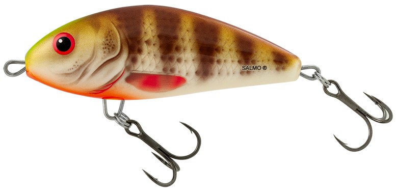Salmo wobler fatso sinking spotted brown perch - 8 cm