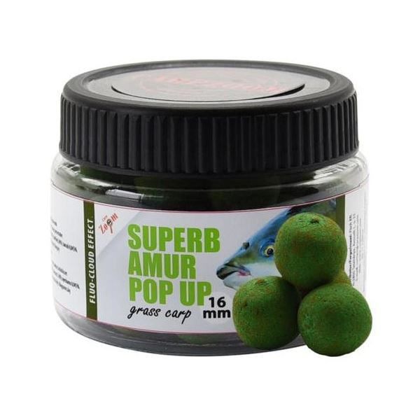 Carp Zoom Plovoucí Boilie Amur Grass Carp Superb Pop Ups 16 mm 40 g